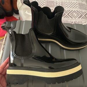 Black Platform Chelsea Boots Lemon Jelly